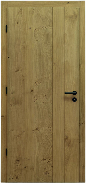 Porte en Bois Rouge-VBERT-210x90cm - 3M Distribution