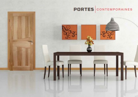 Portes, intérieures, contemporaines