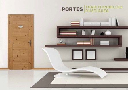 Portes, traditionnelles, rustiques, intérieures